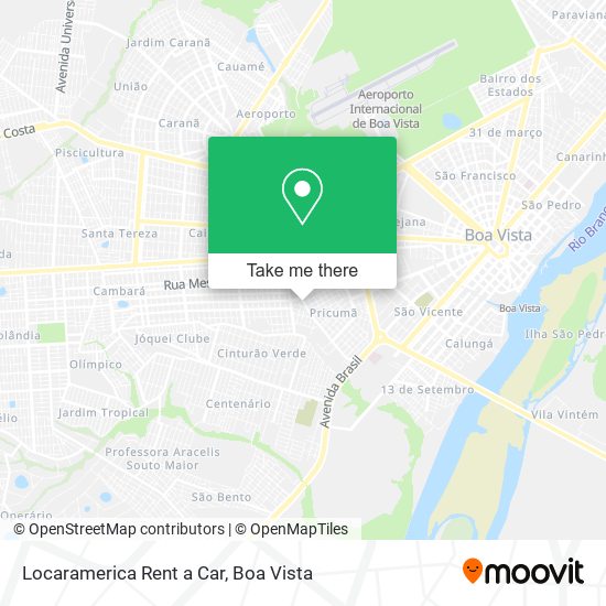 Locaramerica Rent a Car map