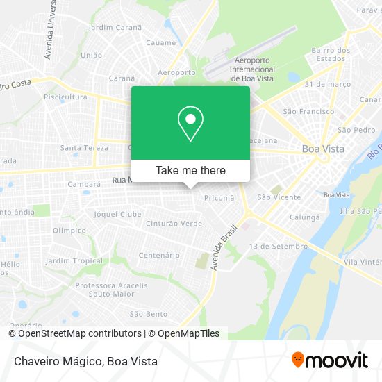 Chaveiro Mágico map