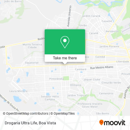 Drogaria Ultra Life map