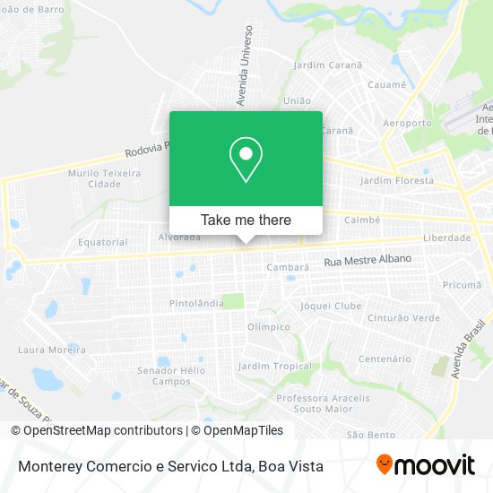 Monterey Comercio e Servico Ltda map