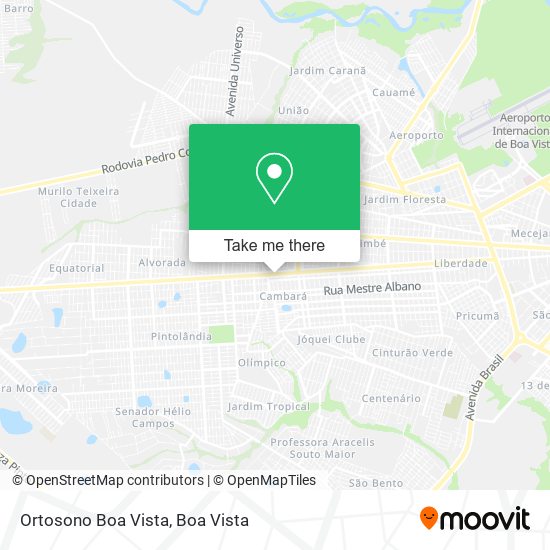 Ortosono Boa Vista map