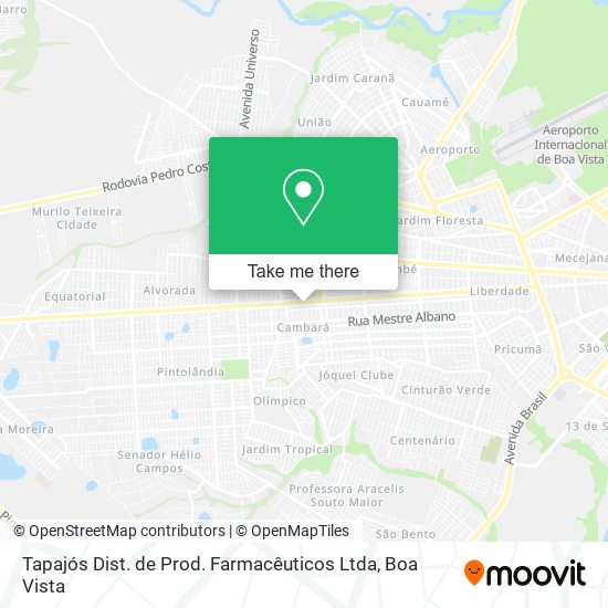 Tapajós Dist. de Prod. Farmacêuticos Ltda map