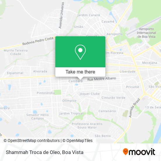 Shammah Troca de Oleo map