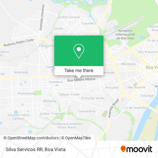 Silva Servicos RR map