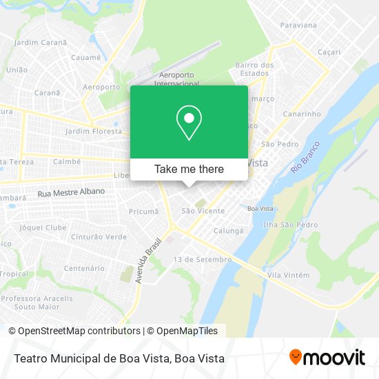 Teatro Municipal de Boa Vista map