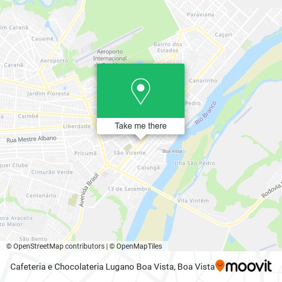 Cafeteria e Chocolateria Lugano Boa Vista map