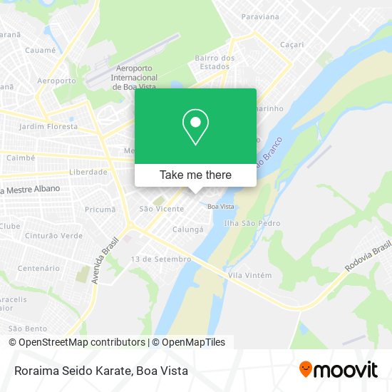 Roraima Seido Karate map