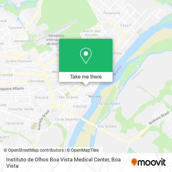 Instituto de Olhos Boa Vista Medical Center map