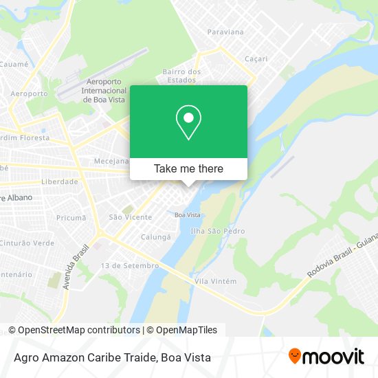 Agro Amazon Caribe Traide map