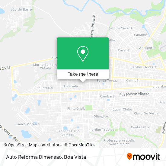 Mapa Auto Reforma Dimensao