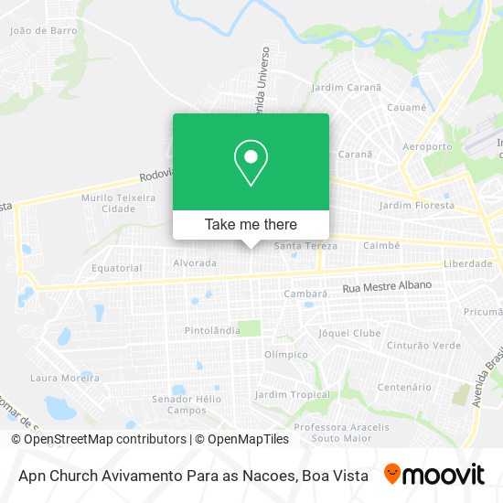 Apn Church Avivamento Para as Nacoes map