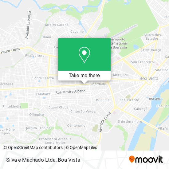 Silva e Machado Ltda map