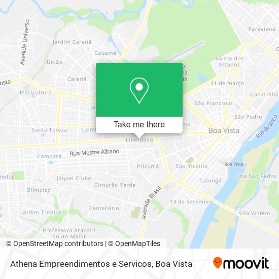 Athena Empreendimentos e Servicos map