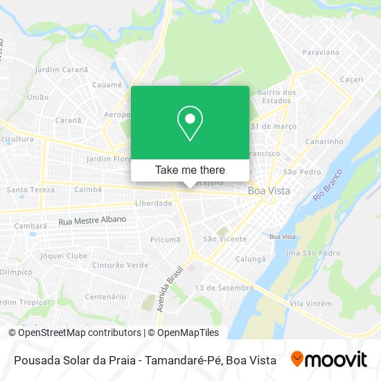 Pousada Solar da Praia - Tamandaré-Pé map