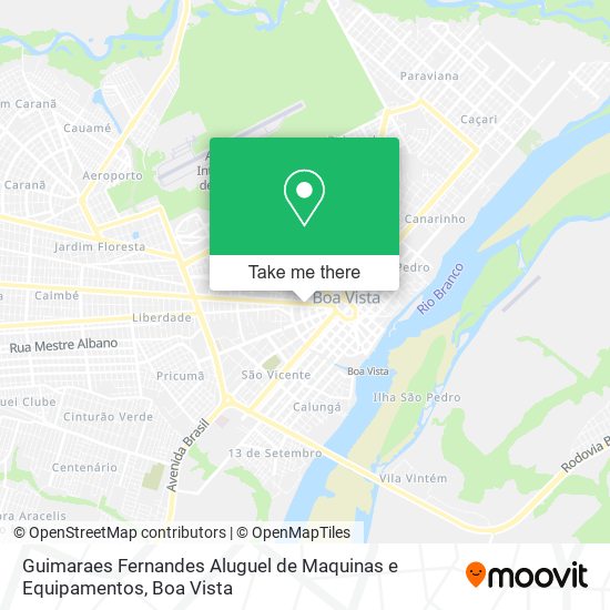 Guimaraes Fernandes Aluguel de Maquinas e Equipamentos map