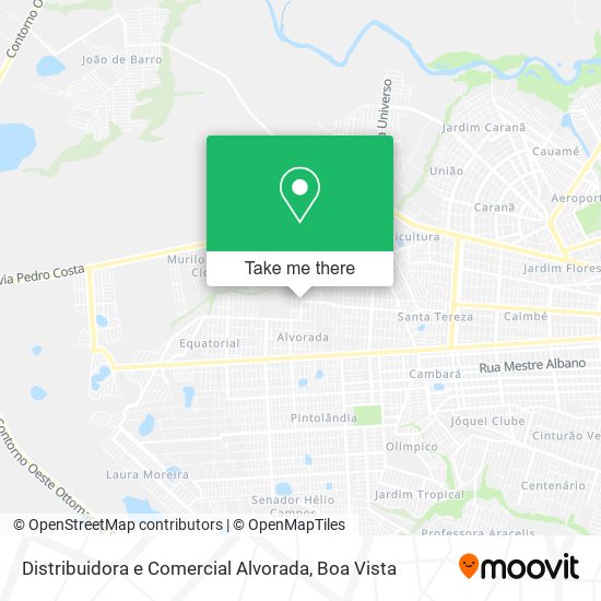 Mapa Distribuidora e Comercial Alvorada