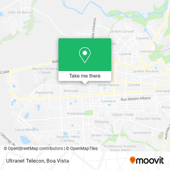 Mapa Ultranet Telecon