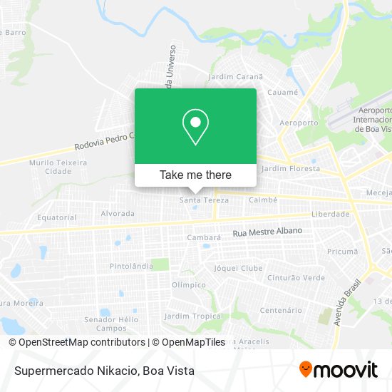 Supermercado Nikacio map