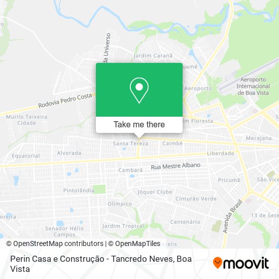 Perin Casa e Construção - Tancredo Neves map