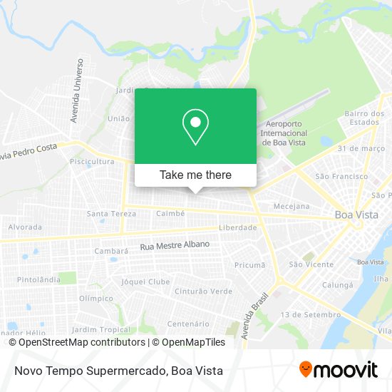 Novo Tempo Supermercado map