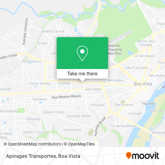Apinages Transportes map