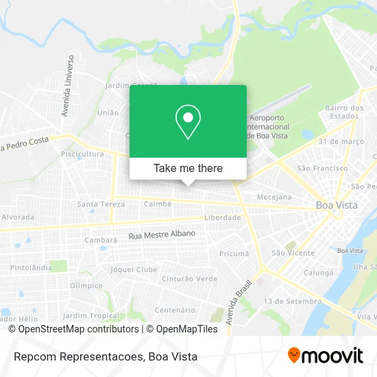 Repcom Representacoes map