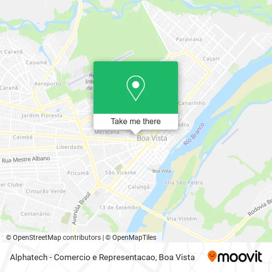 Alphatech - Comercio e Representacao map