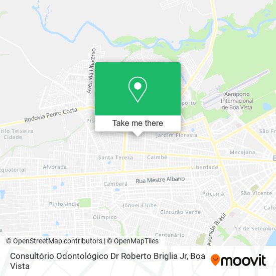 Mapa Consultório Odontológico Dr Roberto Briglia Jr