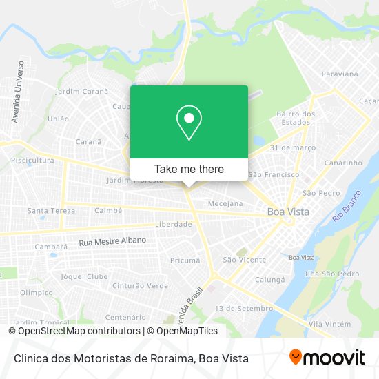 Clinica dos Motoristas de Roraima map