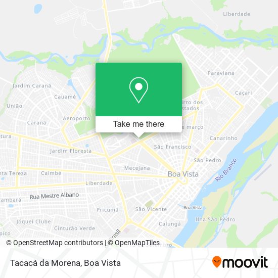 Tacacá da Morena map