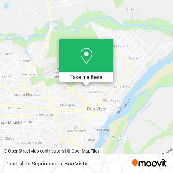 Central de Suprimentos map