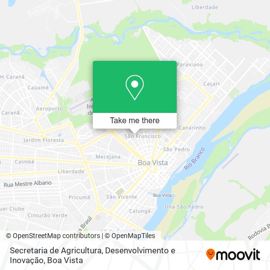 Secretaria de Agricultura, Desenvolvimento e Inovação map