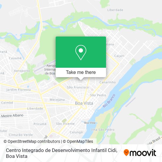 Centro Integrado de Desenvolvimento Infantil Cidi map