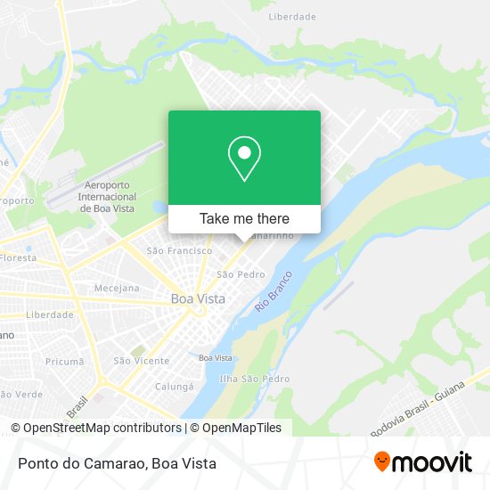 Ponto do Camarao map