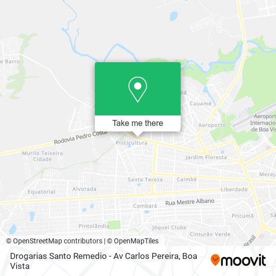 Drogarias Santo Remedio - Av Carlos Pereira map