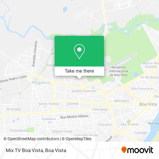 Mapa Mix TV Boa Vista