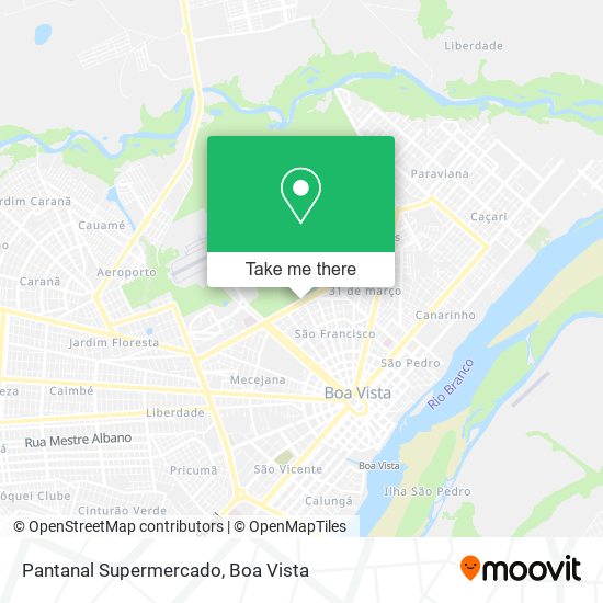Pantanal Supermercado map
