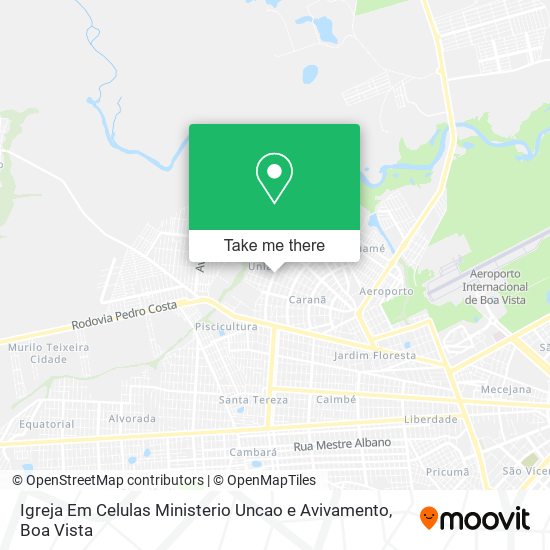 Igreja Em Celulas Ministerio Uncao e Avivamento map