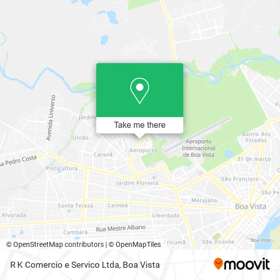 R K Comercio e Servico Ltda map