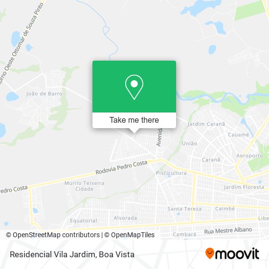 Mapa Residencial Vila Jardim