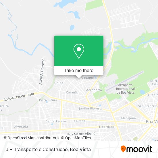J P Transporte e Construcao map