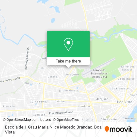 Mapa Escola de 1 Grau Maria Nilce Macedo Brandao