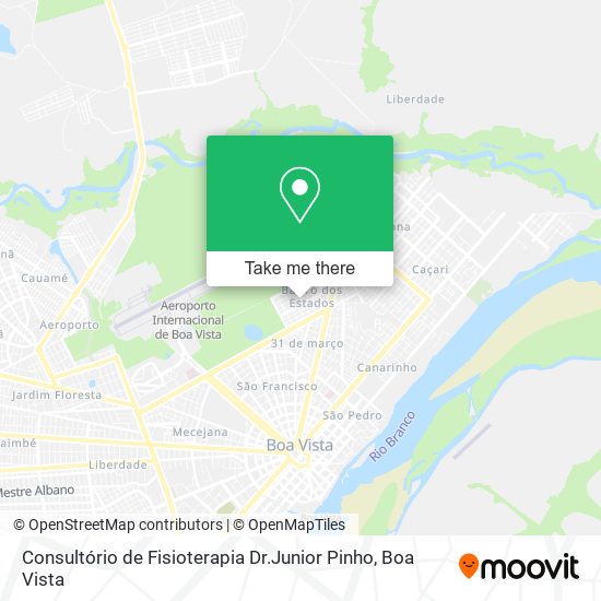 Mapa Consultório de Fisioterapia Dr.Junior Pinho