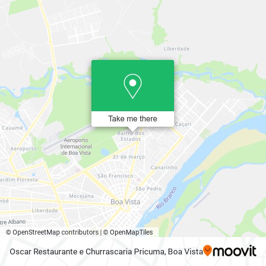 Oscar Restaurante e Churrascaria Pricuma map