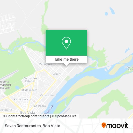 Seven Restaurantes map