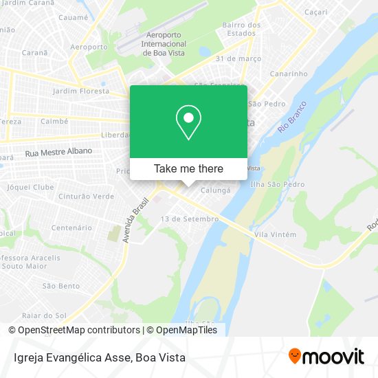 Igreja Evangélica Asse map