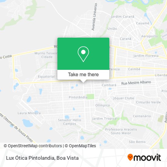 Lux Ótica Pintolandia map