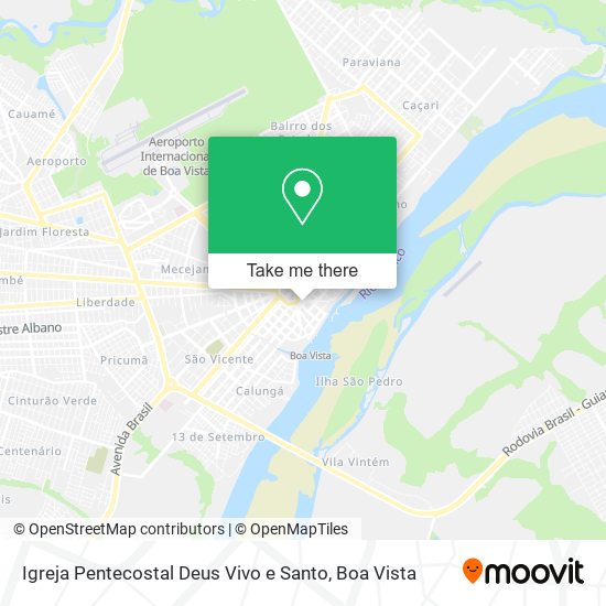 Igreja Pentecostal Deus Vivo e Santo map