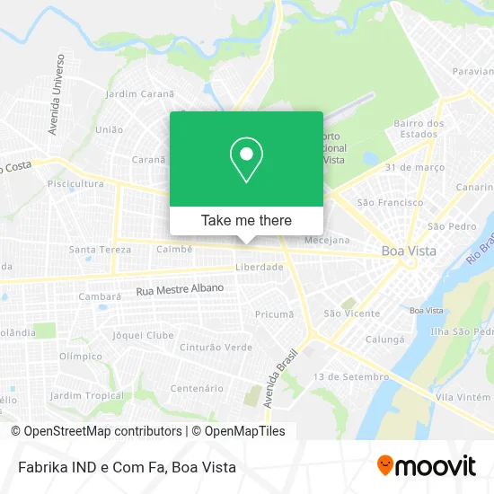 Fabrika IND e Com Fa map