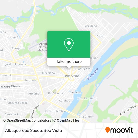 Albuquerque Saúde map